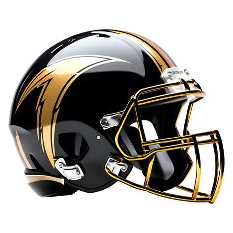 AI generated American Football Helmet Isolated on Transparent ...