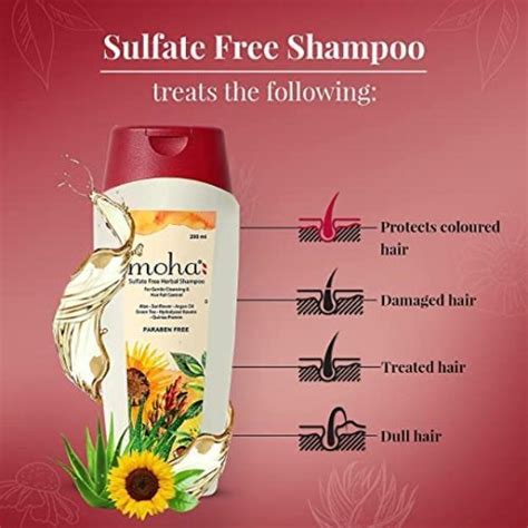 Moha Sulfate Free Herbal Shampoo And Moha Herbal Hair Serum Combo Pack Uses Price Dosage