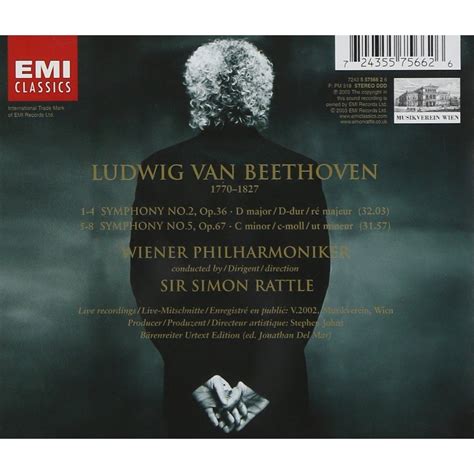 Symphonies 2 And 5 Simon Rattle Vienna Philharmonic Orchestra De