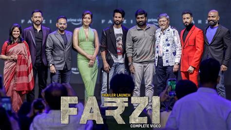 Farzi Official Trailer Launch Complete Video Shahid Kapoor Vijay