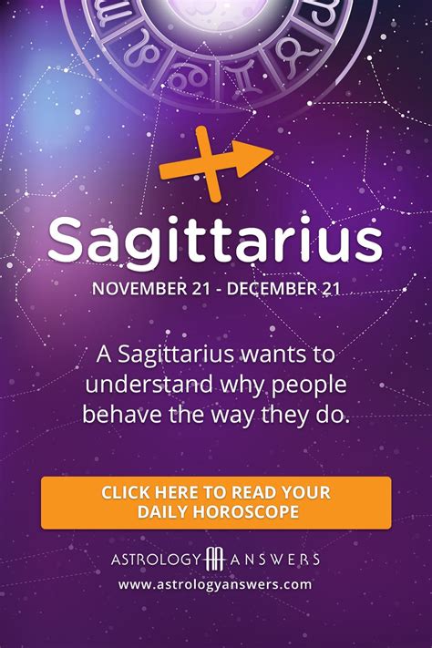 Sagittarius daily horoscope – Artofit