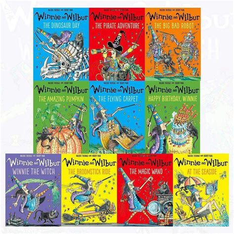 Winnie And Wilbur Series 10 Books Collection Set By Valerie Thomas P