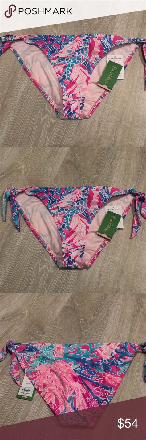 Nwt Lilly Pulitzer Guava Bikini Bottoms Size Bikinis Lilly