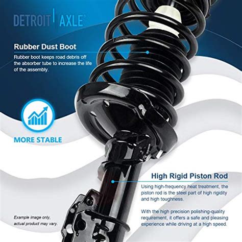 Detroit Axle Front Struts W Coil Spring 300 Mm Sway Bar Rear