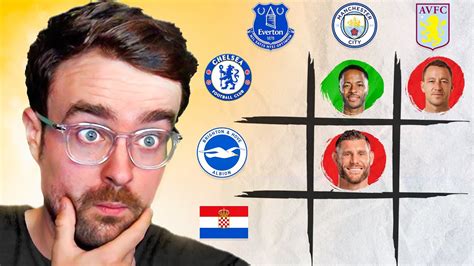 Can You Solve Premier League Tic Tac Toe Youtube