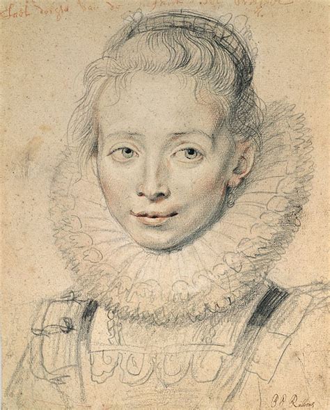 Infanta Isabellas Lady In Waiting Portrait Of Clara Serena Rubens