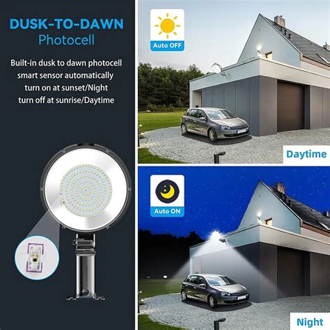 Led Barn Yard Street Outdoor Security Light Dusk To Dawn Waterproof