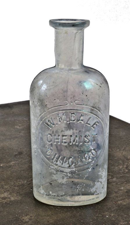 Original And Intact 19th Century Chicago Privy Dug Colorless Glass