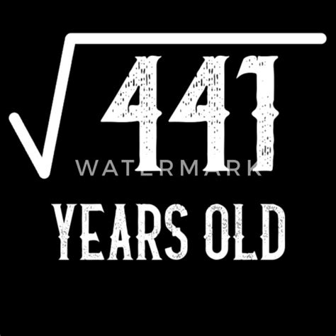 Square Root Of 441 21 Years Old 21th Birthday T Men’s Premium T Shirt Spreadshirt