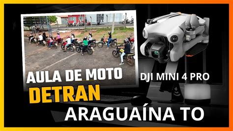 Alunos Pegando Aula De Moto No Detran De Aragua Na Tocantins Filmado