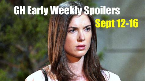 General Hospital Early Weekly Spoilers Willow Rages As Downward