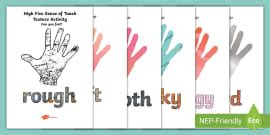 Touch Vocabulary Display Poster Teacher Made Twinkl