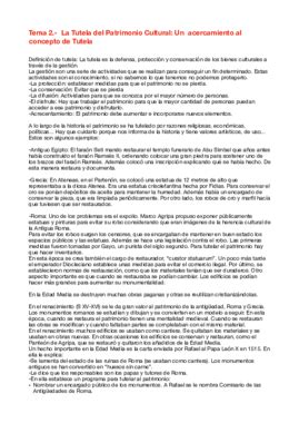 Tema La Tutela Del Patrimonio Cultural Pdf