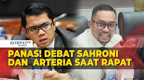 Momen Debat Panas Sahroni Dan Arteria Dahlan Saat Raker Komisi Iii Dpr