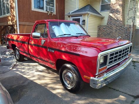 1984 Dodge Other Pickups Pickup Red Rwd Automatic D150 For Sale