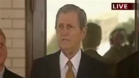 Moment Harry Whittington Apologises To Dick Cheney After Former Vice