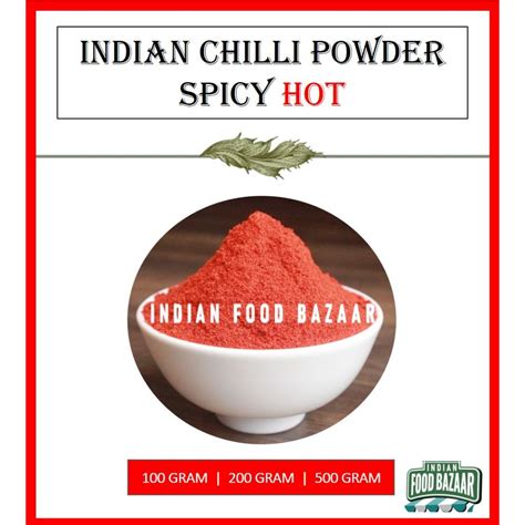 G Indian Red Chilli Powder Spicy Hot B T T N R T Cay G G G Shopee
