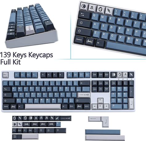 Buy Wunzkii PBT Keycaps 139 Keys Cherry Profile DYE Sub Keycap Set