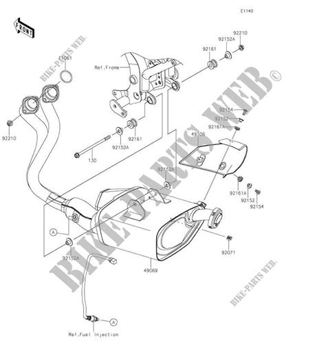 Genuine Parts For Kawasaki Ninja 650 2022 Kawasaki