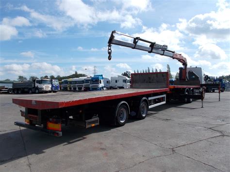 VOLVO FM 6 X 2 FLATBED CRANE DRAWBAR OUTFIT 2007 CL56 CSL Walker