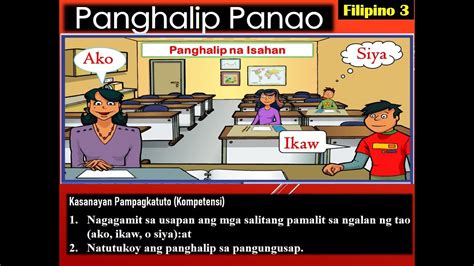 Panghalip Panao Isahan I Filipino 3 Youtube