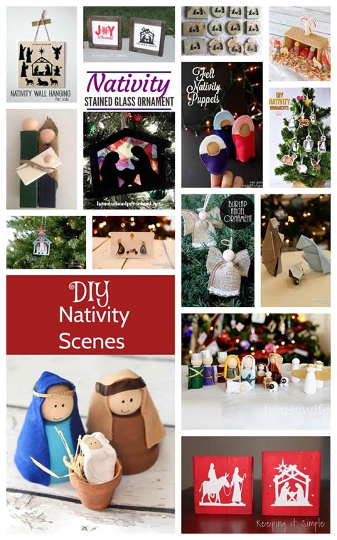 DIY Nativity Scenes - Housewife Eclectic