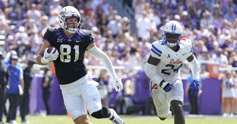 Football Tcu Defeats Smu To Win The Nd Battle For The Iron