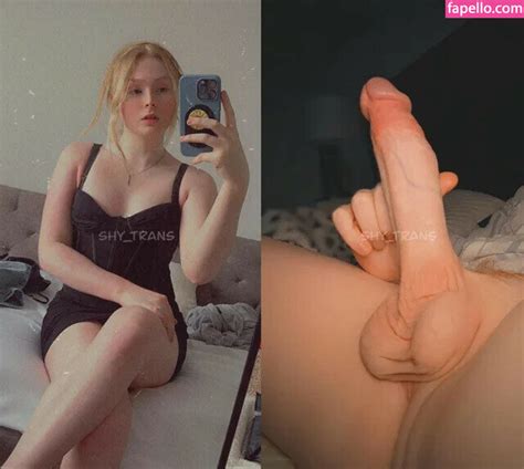 Shy Trans Sarah Nude Leaked Onlyfans Photo Fapello