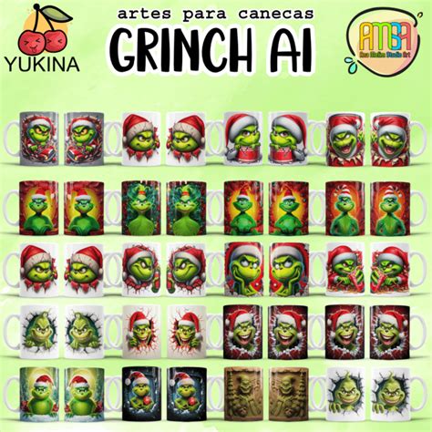 Estampas Grinch Ai Yukina Ana Melim Studio Art