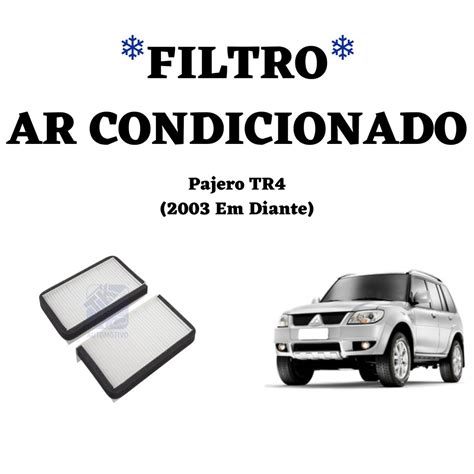 Filtro Ar Condicionado De Cabine Mitsubishi Pajero Tr Par Shopee