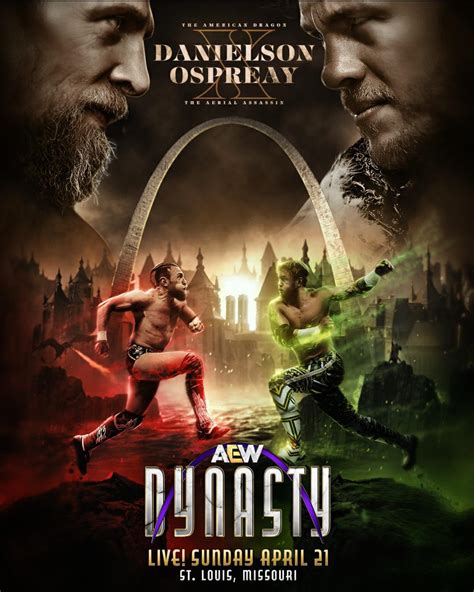 Official Poster Of Bryan Danielson Vs Will Ospreay For At AEW Dynasty