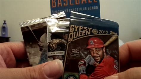 Target Exclusive Fairfield Baseball Box Break 4 Packs50 Cardsplus