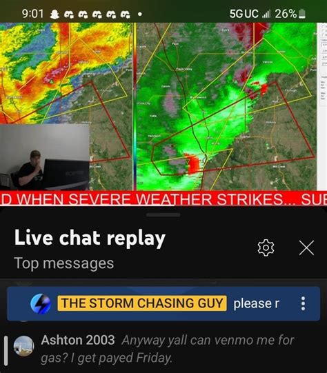 The Storm Chasing Guy On Twitter I Have No Idea What I Did Wrong I