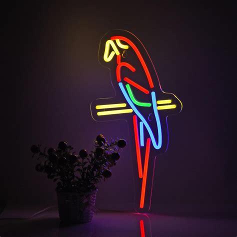 Amazon Parrot Neon Sign For Wall D Cor Led Neon Light Usb Powered