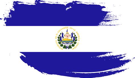 El Salvador Flag With Grunge Texture 12058066 PNG