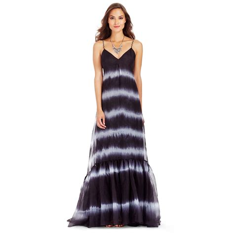 Lyst Diane Von Furstenberg Brianna Silk Tie Dye Maxi Dress In Blue