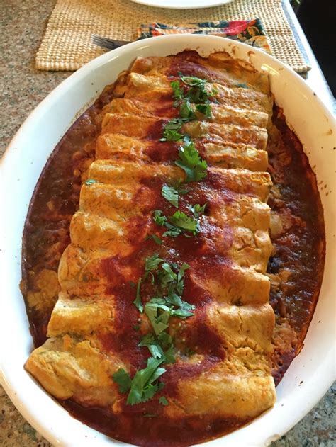 Vegan Oil Free Sweet Potato Enchiladas Your Moms Vegan