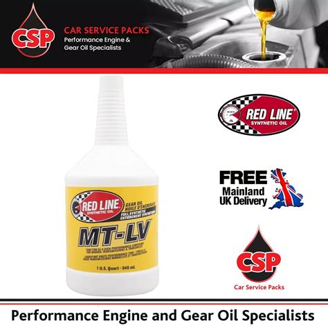 Red Line Mt Lv W W Gl Manual Transmission Gear Oil Us Quart