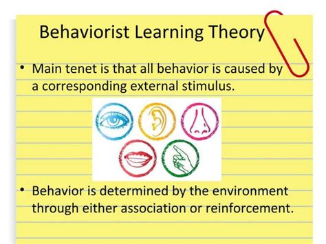 Behaviorist Learning Theories Ppt