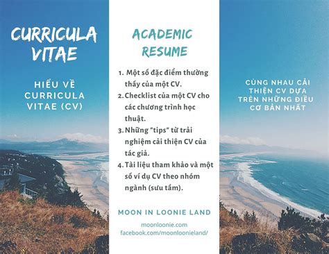 Hiểu về Curricula Vitae CV và làm sao để cải thiện CV