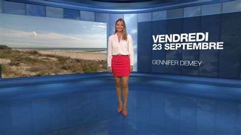 Gennifer Demey Météo M6 le 23 09 2022 Les Caps de TomA