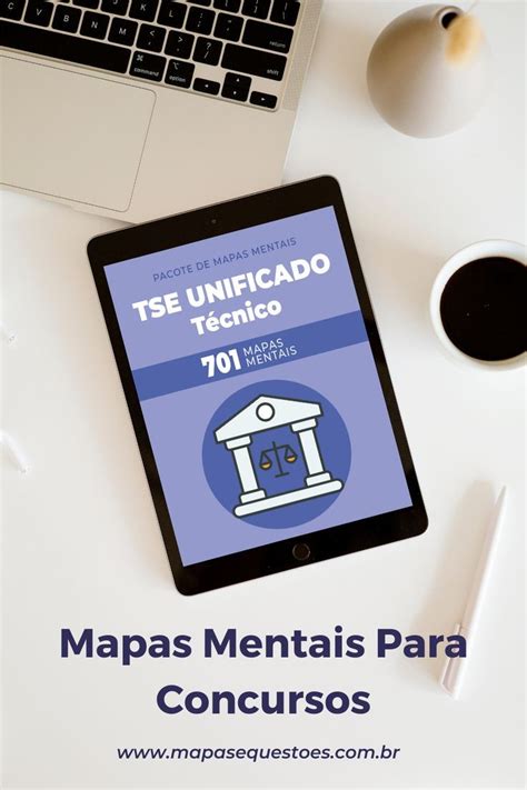 Pacote Mapas Mentais Para Tre Tse Unificado T Cnico