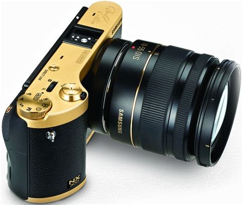 Золотой фотоаппарат Samsung Gold Plated Nx300 Buro