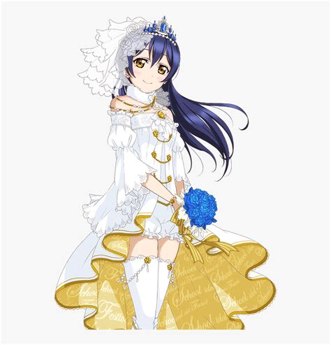 Love Live Sonoda Umi Cards Png Download Love Live Umi Wedding Dress