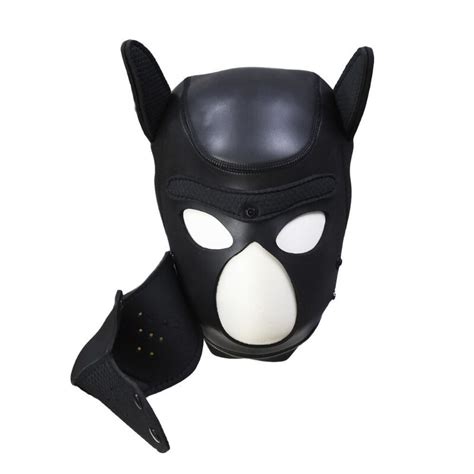 Erotic Sexy Puppy Play Hoods Bondage Slave Rubber Pup Hood Mask Fetish Couples Flirting Men Gay