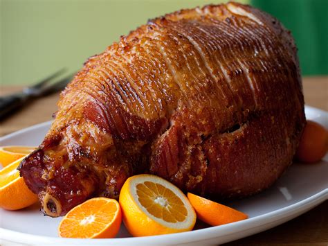 Orange Baked Ham Food Network Recipes Baked Ham Ham Recipes Baked