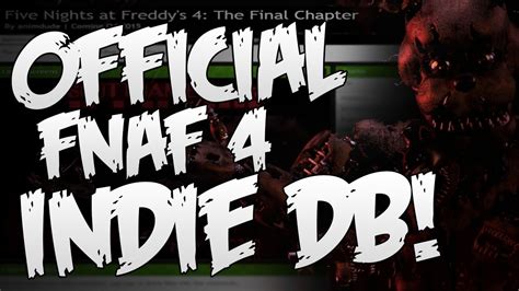 Five Nights At Freddy S 4 The Final Chapter Official Indiedb Page Youtube