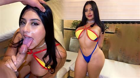 Colombian Celebrating The Copa América Big Cumshot On Face And Hard Sex