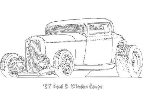 32 Ford Coupe 3d Print Files