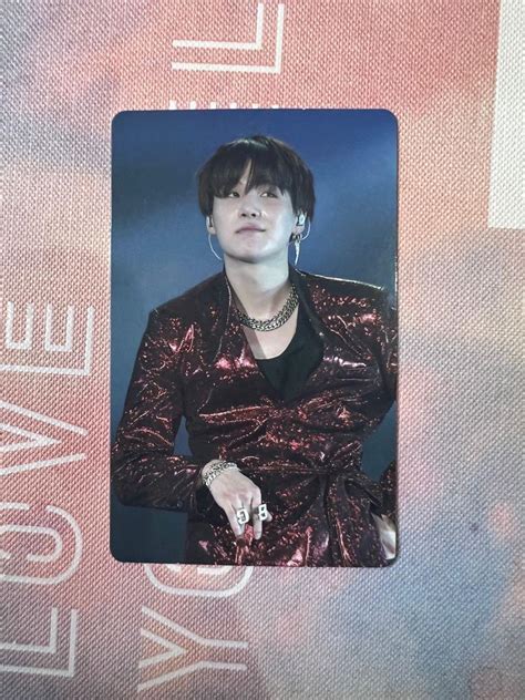 BTS Love Yourself LY Seoul Dvd With Yoongi Suga Pc And Folded Poster